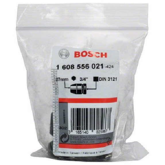 Steckschlüsseleinsatz, SW 27 mm, L 50 mm, 44 mm, M18, 42,5 mm-Beschreibung lesen
