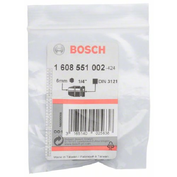 Steckschlüsseleinsatz, SW 6 mm, L 25 mm, 13 mm, M3,5, 10,2 mm-Beschreibung lesen
