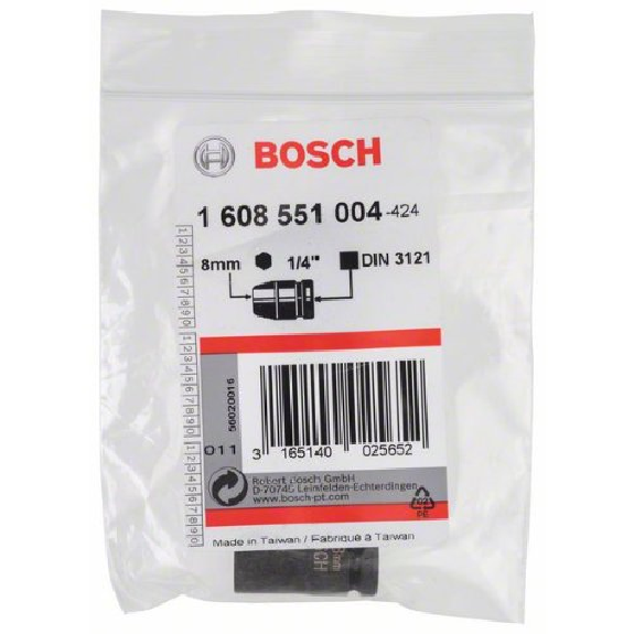 Steckschlüsseleinsatz, SW 8 mm, L 25 mm, 13 mm, M5, 12,7 mm Steckschlüsseleinsatz, SW 8 mm, L 25 mm, 13 mm, M5, 12,7 mm-Beschreibung lesen