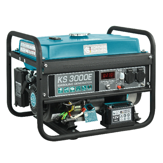Benzin-Generator KS 3000E Betriebsspannung, V 230 Höchstleistung, kW 3.0 Benzin-Generator KS 3000E Betriebsspannung, V 230 Höchstleistung, kW 3.0-Beschreibung lesen