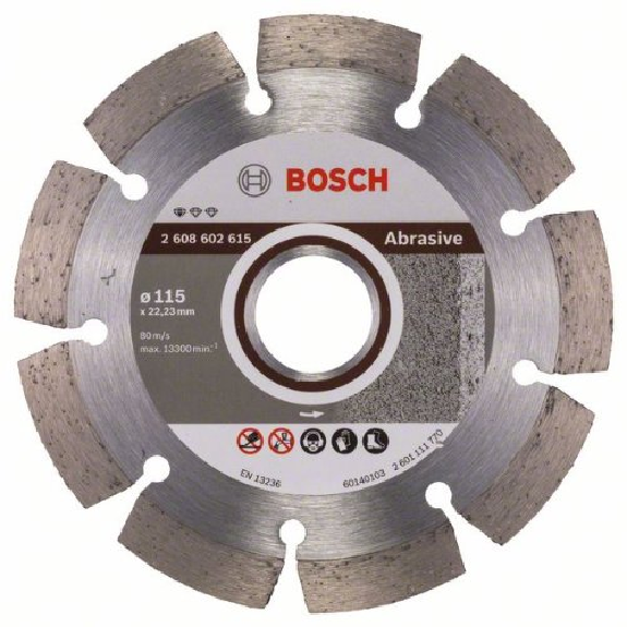 Diamanttrennscheibe Standard for Abrasive, 115 x 22,23 x 6 x 7 mm-Beschreibung lesen