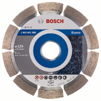 Diamanttrennscheibe Standard for Stone, 125 x 22,23 x 1,6 x 10 mm, 1er-Pack-Beschreibung lesen