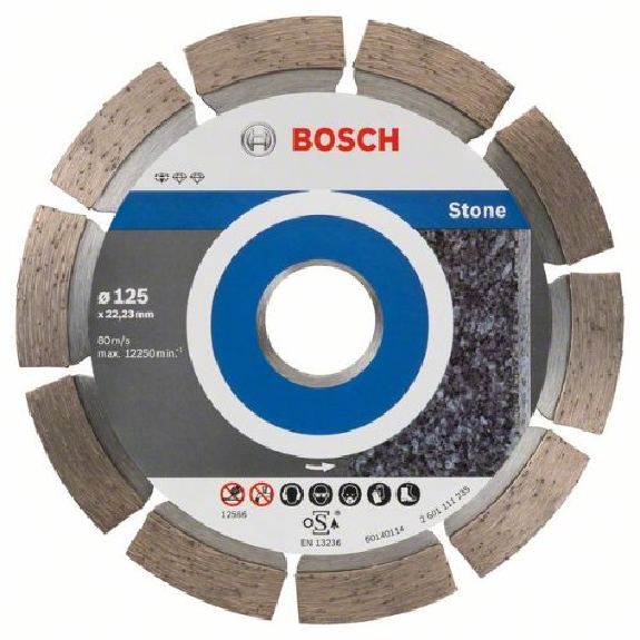 Diamanttrennscheibe Standard for Stone, 125 x 22,23 x 1,6 x 10 mm, 10er-Pack-Beschreibung lesen