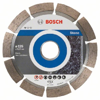 Diamanttrennscheibe Standard for Stone, 125 x 22,23 x 1,6 x 10 mm, 10er-Pack-Beschreibung lesen