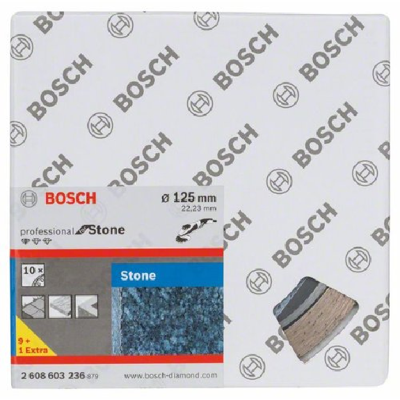Diamanttrennscheibe Standard for Stone, 125 x 22,23 x 1,6 x 10 mm, 10er-Pack-Beschreibung lesen