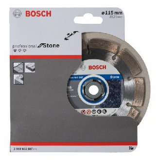 Diamanttrennscheibe Standard for Stone, 115 x 22,23 x 1,6 x 10 mm, 1er-Pack-Beschreibung lesen