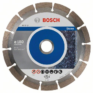 Diamanttrennscheibe Standard for Stone, 180 x 22,23 x 2 x 10 mm, 10er-Pack-Beschreibung lesen