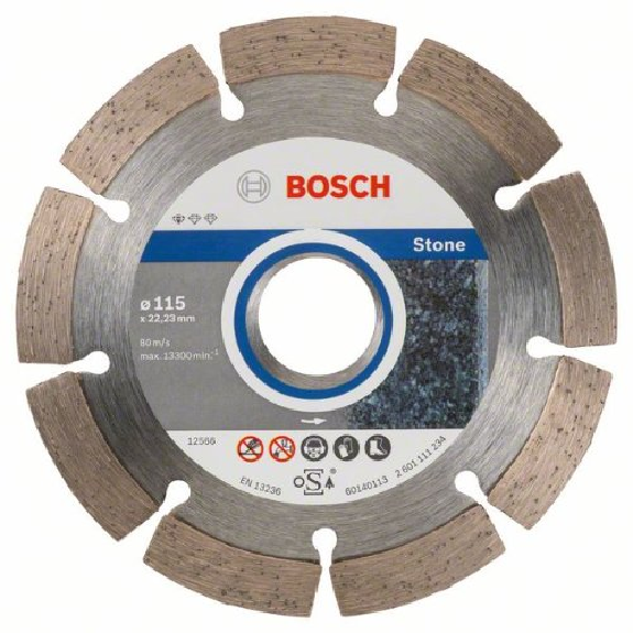 Diamanttrennscheibe Standard for Stone, 115 x 22,23 x 1,6 x 10 mm, 10er-Pack-Beschreibung lesen