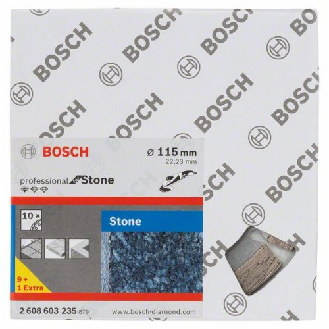Diamanttrennscheibe Standard for Stone, 115 x 22,23 x 1,6 x 10 mm, 10er-Pack-Beschreibung lesen