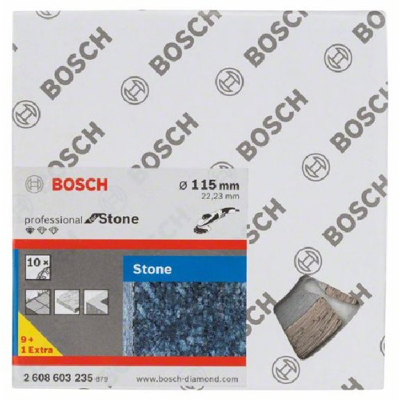 Diamanttrennscheibe Standard for Stone, 115 x 22,23 x 1,6 x 10 mm, 10er-Pack-Beschreibung lesen