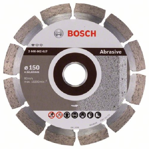 Diamanttrennscheibe Standard for Abrasive, 150 x 22,23 x 2 x 10 mm Diamanttrennscheibe Standard for Abrasive, 150 x 22,23 x 2 x 10 mm-Beschreibung lesen