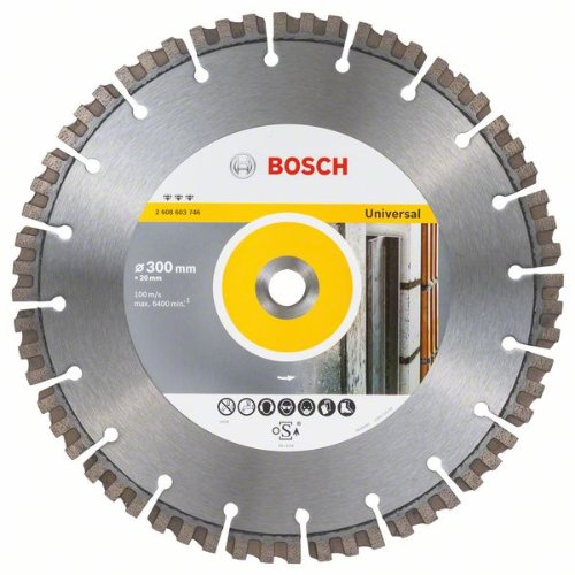 Diamanttrennscheibe Best for Universal, 300 x 20,00 x 2,8 x 15 mm-Beschreibung lesen