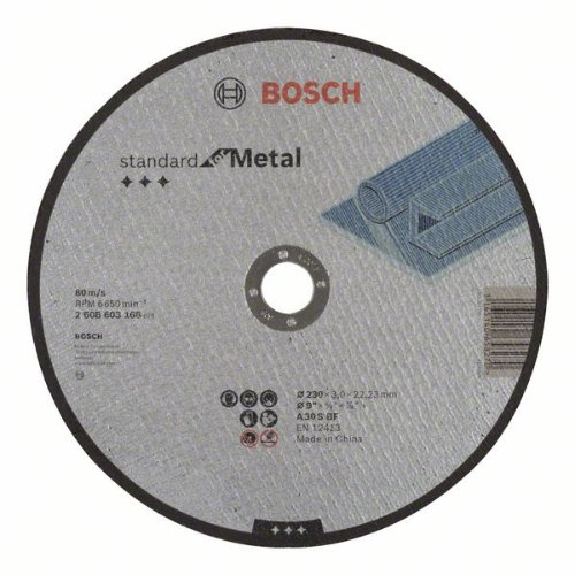 Trennscheibe gerade Standard for Metal A 30 S BF, 230 mm, 3,0 mm-Beschreibung lesen