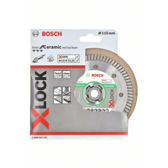 X-LOCK Diamanttrennscheibe Best for Ceramic Extra Clean Turbo 115 mm X-LOCK Diamanttrennscheibe Best for Ceramic Extra Clean Turbo 115 mm-Beschreibung lesen