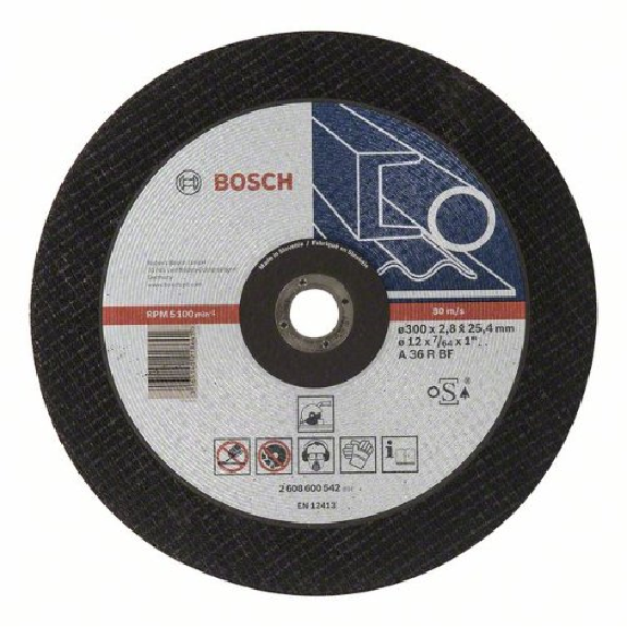Trennscheibe gerade Expert for Metal A 36 R BF, 300 mm, 25,40 mm, 2,8 mm-Beschreibung lesen