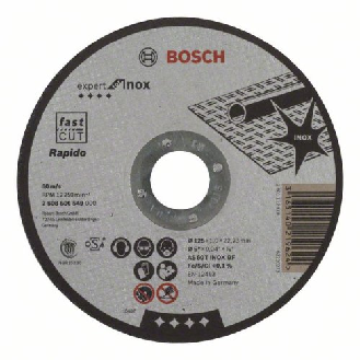 Trennscheibe gerade Expert for Inox - Rapido AS 60 T INOX BF, 125 mm, 1,0 mm-Beschreibung lesen