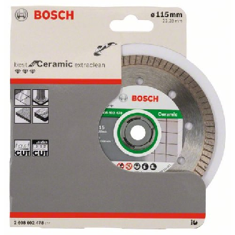 Diamanttrennscheibe Best for Ceramic Extra-Clean Turbo, 115 x 22,23 x 1,4 x 7 mm-Beschreibung lesen