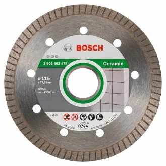 Diamanttrennscheibe Best for Ceramic Extra-Clean Turbo, 115 x 22,23 x 1,4 x 7 mm-Beschreibung lesen