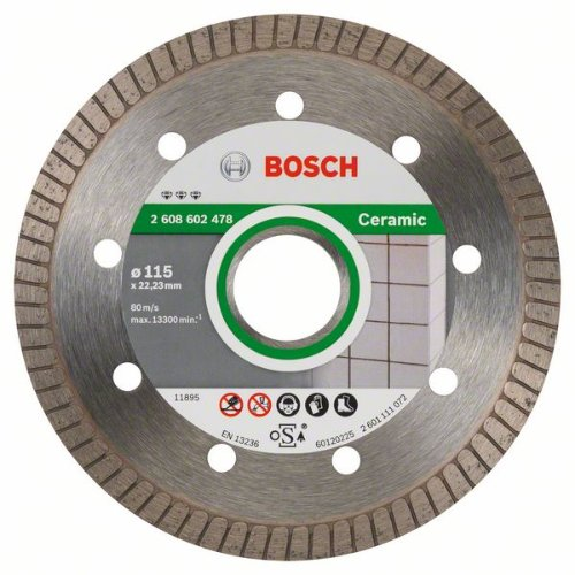 Diamanttrennscheibe Best for Ceramic Extra-Clean Turbo, 115 x 22,23 x 1,4 x 7 mm Diamanttrennscheibe Best for Ceramic Extra-Clean Turbo, 115 x 22,23 x 1,4 x 7 mm-Beschreibung lesen