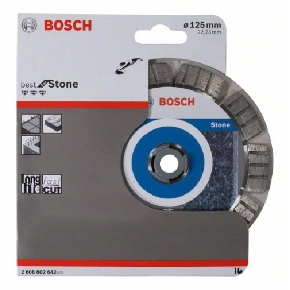Diamanttrennscheibe Best for Stone, 125 x 22,23 x 2,2 x 12 mm-Beschreibung lesen