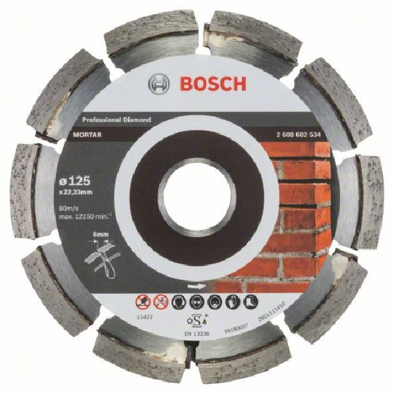 Fugenfräser Expert for Mortar, 125 x 6 x 7 x 22,23 mm-Beschreibung lesen