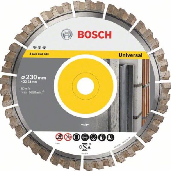 Diamanttrennscheibe Best for Universal, 300 x 25,40 x 2,8 x 15 mm-Beschreibung lesen