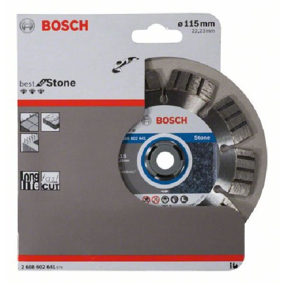 Diamanttrennscheibe Best for Stone, 115 x 22,23 x 2,2 x 12 mm-Beschreibung lesen