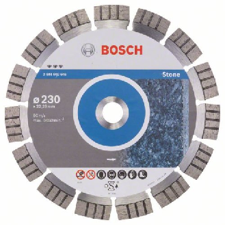 Diamanttrennscheibe Best for Stone, 230 x 22,23 x 2,4 x 15 mm-Beschreibung lesen