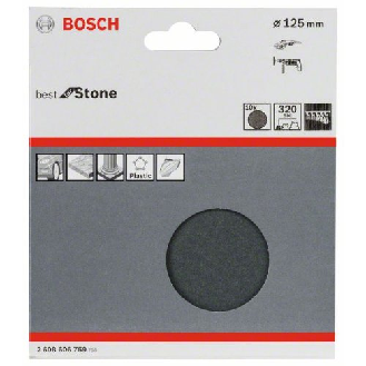 Schleifblatt Papier F355, 125 mm, 320, ungelocht, Klett, 10er-Pack-Beschreibung lesen