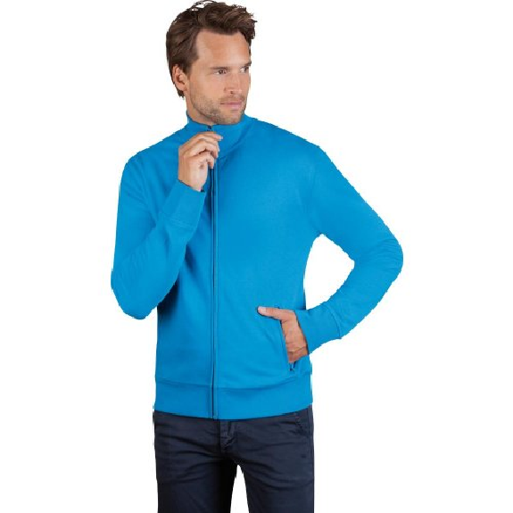 Sweatshirtjacke, Gr. M turquoise Sweatshirtjacke, Gr. M turquoise-Beschreibung lesen