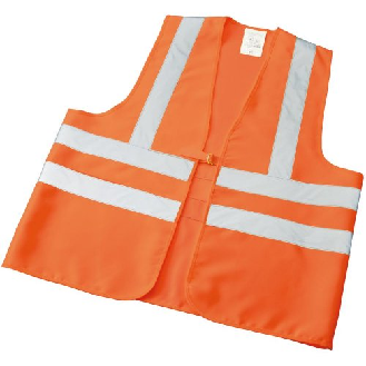 Avertissement gilet Wilfried, Gr. L, textile, orange-Beschreibung lesen