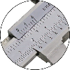 Uhren-Messschieber TOP 0-150mm, Ablesung 0,01mm und Schnabellänge 40/22mm