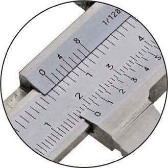 Uhren-Messschieber TOP 0-150mm, Ablesung 0,01mm und Schnabellänge 40/22mm-Beschreibung lesen