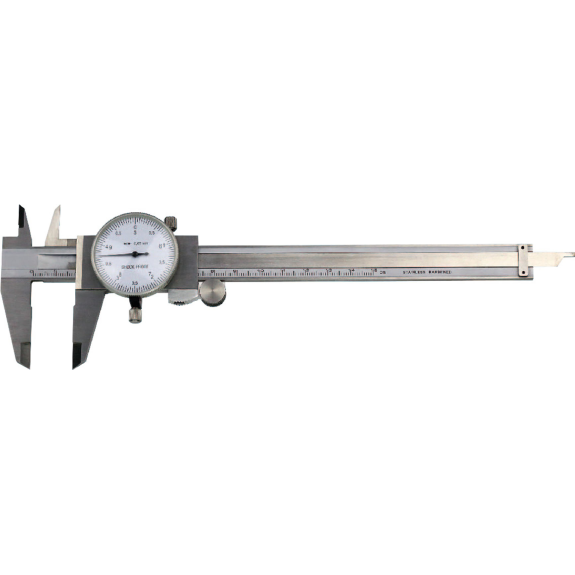 Uhren-Messschieber Ø38mm 0-150mm und Ablesung 0,5mm-Beschreibung lesen