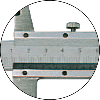 Einbaumessschieber senkrecht 0-100mm mit kapazitives Messsystem