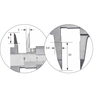 Taschen-Messschieber TOP mit Momentfestellung 0-150mm-Beschreibung lesen