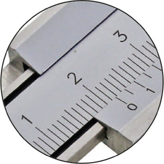 Taschen-Messschieber mit Feststellschraube 0-150mm und Nonius 1/128"-Beschreibung lesen