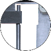 Werkstattmessschieber mit Kreuzspitzen und Messerschnabel 0-300mm