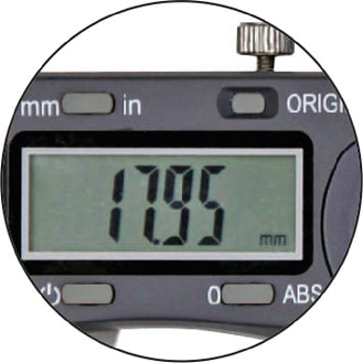 Digital Taschen-Messschieber mit 3V Messsystem und HM-Messflächen0-150mm-Beschreibung lesen