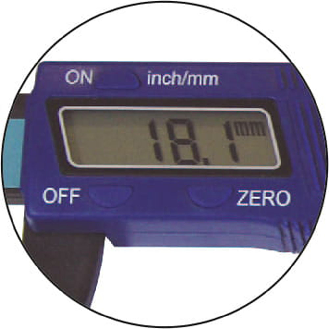 Taschen-Messschieber mit Tol-LED 0-150mm-Beschreibung lesen