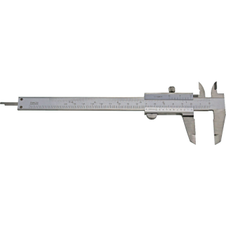 Taschen-Messschieber für Linkshänder 0-150mm, Nonius 1/1000" Oben und 1/50-49 mm Unten-Beschreibung lesen