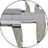 Bremsscheiben Messschieber 0-50mm und Schnabellänge 50mm