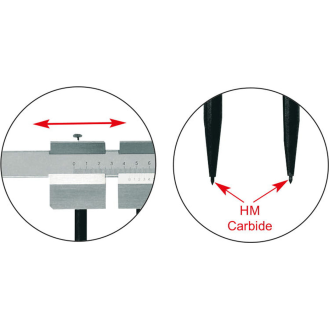 Stangen-Zirkel-Messschieber 0-3000mm-Beschreibung lesen