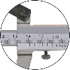 Zirkel-Messschieber aus Hartmetall 0-150mm