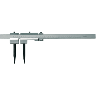 Stangen-Zirkel-Messschieber mit flacher Vierkantstange und auswechselbaren HM-Spitzen 0-2000mm-Beschreibung lesen