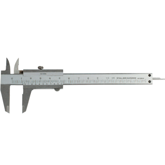 Klein-Messschieber 0-100mm mit Nonius 1/50-39 mm Unten-Beschreibung lesen