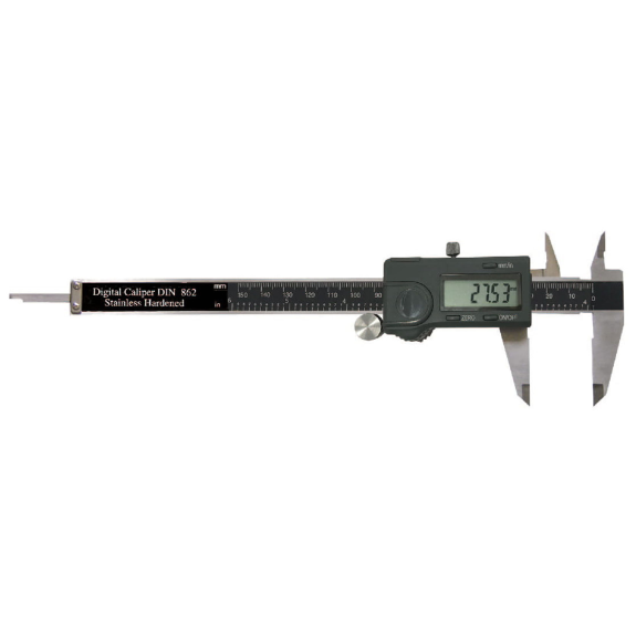 Digital Taschen-Messschieber für Linkshänder 0-150mm-Beschreibung lesen