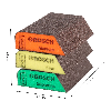 Schleifblock Expert Combi S470 L69xB97mm mittel//super Combi Block