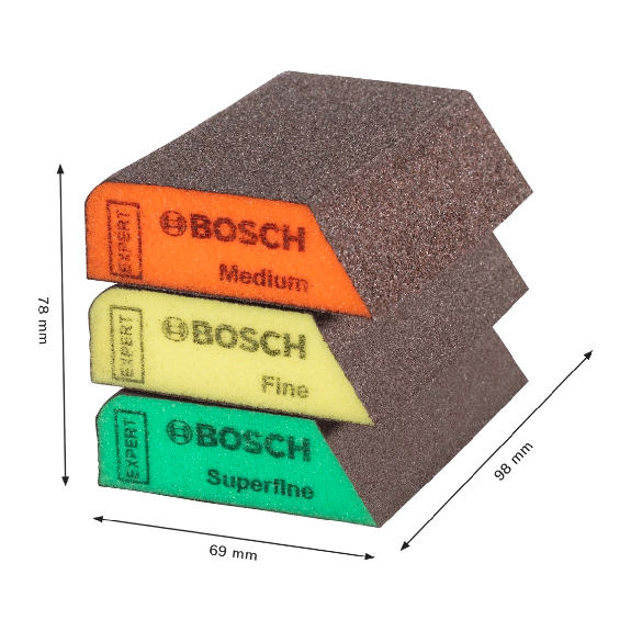 Schleifblock Expert Combi S470 L69xB97mm mittel//super Combi Block-Beschreibung lesen