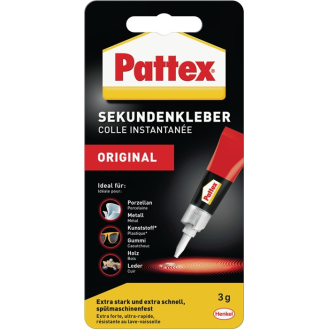 Sekundenkleber flüssig 3g farblos Tube-Beschreibung lesen